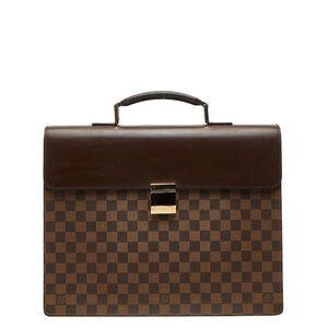 Louis Vuitton Damier Altona PM Business Bag Briefcase N53315 Brown PVC Leather